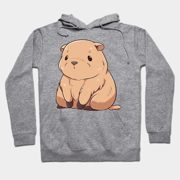 Cute brown wombat Hoodie by SundayDonuts